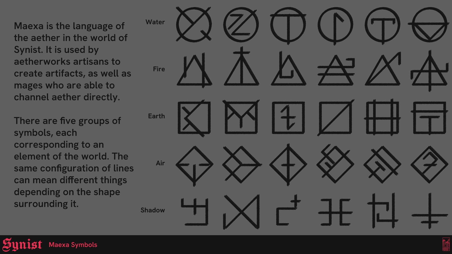 Maexa Symbols